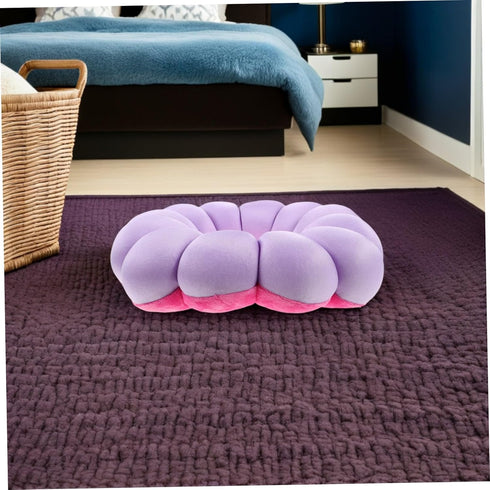 TOYANDONA Pumpkin Shaped Flower Donut Pillow Nursing Pad for Bedridden Patients Multiuse Cushion for Hands Feet Head