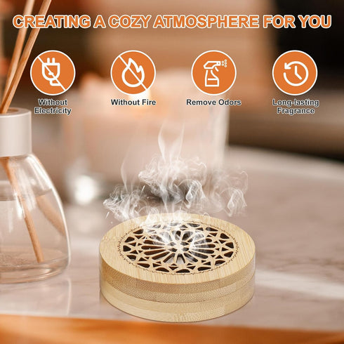 Yimomoyi 2 Pcs Essential Oil Diffuser Stone, Diffuser for Essential Oils Great for Decorating at Home, Office or Car