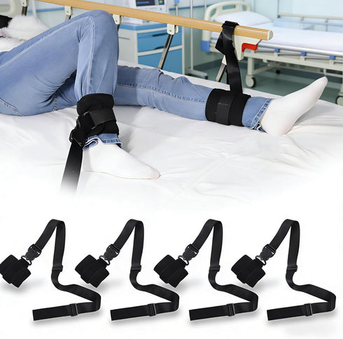 SIOILBERY 4 Pack Padded Wrist Fixation Straps, Adjustable Medical Wrist Restraint Belts with