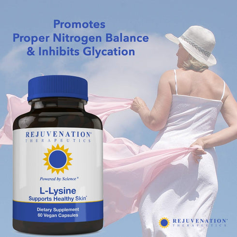 L-Lysine, Supports Healthy Skin, 60 Vegan Capsules, 500mg