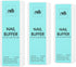 Pro Nail Buffer Block – 3 Pack, Luxurious Shine Korean 4-Way Nail Buffing Block for Home and Salon