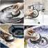 2Pcs Stainless Steel Wool Scrubber with Handle, Heavy Duty Dish Scrubber Cleaning Brush for Pots, Pans, Grills, Sink