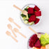 Mini Bamboo Utensils | 200PK Mini-Bamboo Spoons 3.54" Rectangular Disposable Small/Tiny Bamboo Spoon for Jelly/Pudding/Yogurt/Desert/Cake/Tasting Natural 100% Compostable Biodegradable Renewable