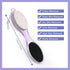 Pumice Stone Brush for Feet, 2 Pack Foot Scrubber 4 in 1 Pedicure Paddle Kit for Foot Care (Lilac and Blue)