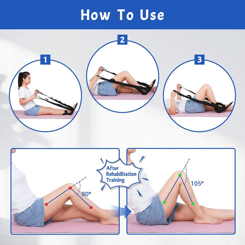 JFMkaer Knee Replacement Recovery Aids After Surgery - Multifunctional Knee Rehabilitation Equipment, Improve Mobility
