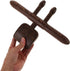 Tofficu Wooden Neck and Back Massager Stick for Fatigue Relief, Handheld Chicken Wing Wood Pressure Point Tool