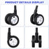 4 1cm Pcs Baby Walker Replacement Wheels, Universal Walker Wheels Replacement Parts with Plugin Stem, Quiet Rubber