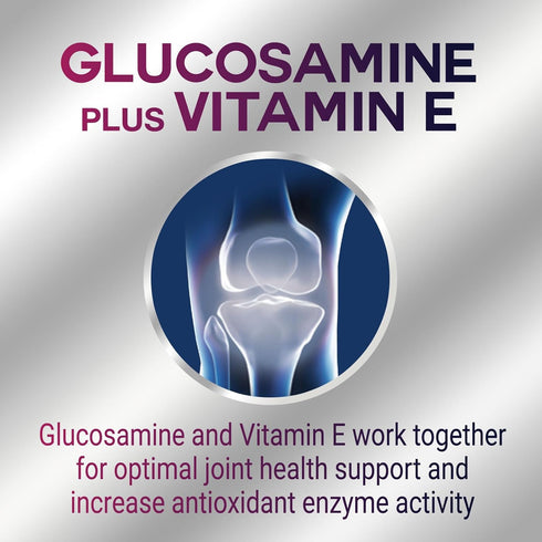 Joint Support Gummies, Extra Strength Glucosamine Supplement with Vitamin E for Joint Health, 60 Gummies for Men and
