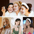 3 Pack Spa Headbands for Washing Face - Terry Cloth Makeup Headbands for Skincare