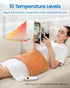 RENPHO King Size Heating Pad for Back Pain & Cramps Relief, FSA HSA Eligible, Auto Shut Off, 12" x 24" Light Yellow
