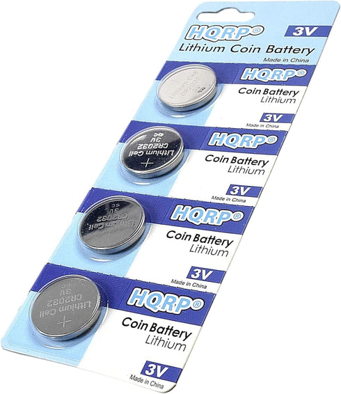 HQRP 4-Pack Lithium Battery - Compatible with FreeStyle Lite Blood Glucose Meter