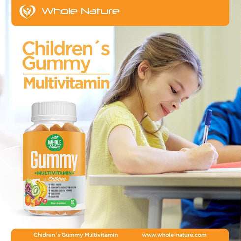 Kids Gummy Multivitamin - 90 Gummies, Complete Daily Essentials Vitamins and Minerals, Fruit Flavor, Gluten Free