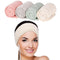 Whaline 4 Pack Spa Facial Headband, Adjustable Makeup Hair Wrap for Face Washing, Shower, Sports Yoga