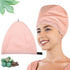 Leekalos Castor Oil Pack Wrap - Women's Reusable Organic Head Cap for