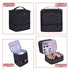 RZMAYIS 30 (15ml/0.5fl.oz) PU Leather Nail Polish Organizer, Double Layer Nail Polish Storage Holds Bottles & Nail