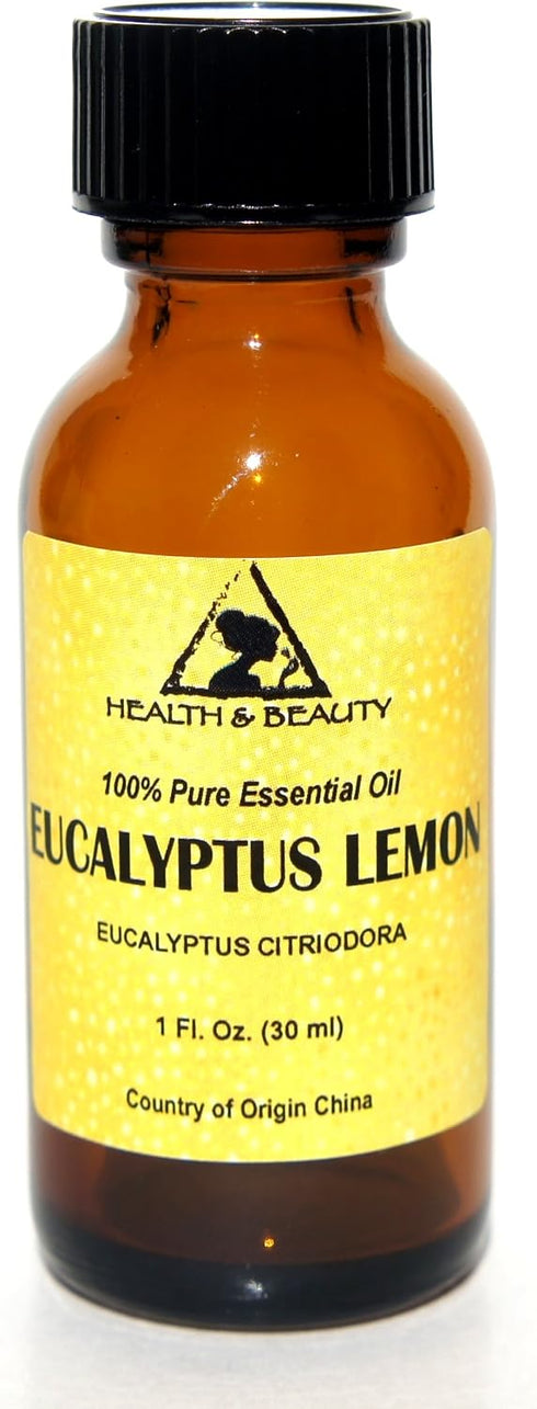 HEALTH & BEAUTY Eucalyptus Lemon Essential Oil Aromatherapy Therapeutic Grade 100% Pure Natural 1 oz,