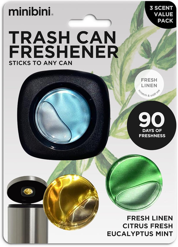 Flint Minibini Trash Can Deodorizer - Odor Eliminator, Garbage Can Air Freshener, Up to 30 Days