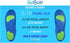 Neon Fix Orthotic Premium Medical Grade Insole - Max Arch Support for Pronation, Flat Feet, Kids Size 2-4 (22 CM)