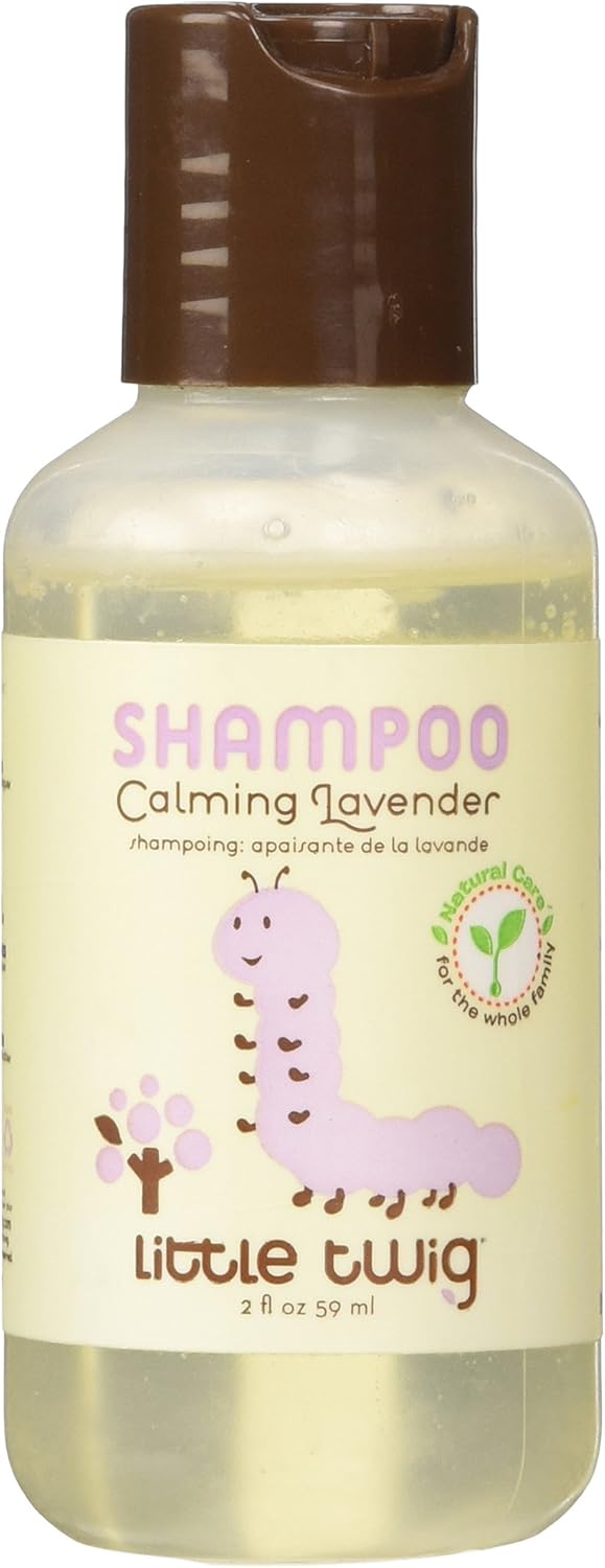 Little Twig All Natural Baby Shampoo, Calming Lavender Scent, 2 Ounce Bottle