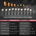 Yoseng Oval Makeup Brushes Set, 10 Pcs Professional Toothbrush Foundation, Contour, Concealer, Eyeliner Brushes with