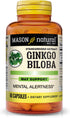 MASON NATURAL Ginkgo Biloba - 60 Capsules for Mental Alertness and Brain Function Support
