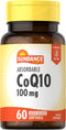 CoQ10 100mg | 60 Absorbable Softgels | Non-GMO and Gluten Free Supplement by Sundance