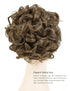 Yamel Messy Bun Hairpiece Updo Curly Bun Extension Combs in Light Brown for Women