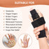 2 Finger Splint, Adjustable Finger Brace for Broken Fingers, Mallet Finger Splints, Arthritis Pain Relief (S/M)