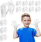 24 Pairs Eczema Gloves for Kids, Moisturizing Cotton Gloves, Washable and Reusable for Overnight Dry Hands