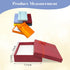 Novel Box 6 Pack Cardboard Jewelry Boxes for Necklaces - 5x7.1x1.3 Inches with Rosebug Bows