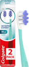 Colgate Sensitive Expert Ultra Soft Sensitive Toothbrush Pack, Extra Soft Toothbrush for