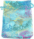 SumDirect 100Pcs 5x7 Inch Blue Coralline Drawstring Organza Bags, Jewelry Favor Pouches for Wedding Party Festival