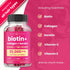 Hair Skin & Nails Gummies | Biotin with Collagen & Keratin | 5000mcg Biotin Beauty Complex | Vitamin Supplement | Berry | 120 Count for Women & Men | Healthy Hair, Radiant Skin & Strong Nails (2 Pack)