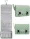 Relavel Travel Hanging Toiletry Bag for Men Women, Waterproof Large Makeup Organizer, Shaving Bag, Cosmetic Case (Green