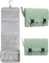 Relavel Travel Hanging Toiletry Bag for Men Women, Waterproof Large Makeup Organizer, Shaving Bag, Cosmetic Case (Green
