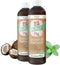Dr. Ginger's Coconut Oil Pulling Mouthwash, All-Natural Oil Pulling & Xylitol, Fluoride-Free, Coconut Mint Flavor, 2ct