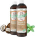Dr. Ginger's Coconut Oil Pulling Mouthwash, All-Natural Oil Pulling & Xylitol, Fluoride-Free, Coconut Mint Flavor, 2ct