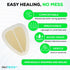 MedVance Hydrocolloid Adhesive Dressing - Bordered Sacral, 6"X 7", Box of 5 Dressings