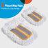 24" Heavy Duty Commercial Dust Mop for Floor Cleaning, 2 Microfiber Mop Pads for Wet and Dry Use, Grey
