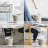 Teivio 2 Gallon 220 Counts Clear Trash Bags, Strong Garbage Bags, Small Plastic Liners for Home Office Kitchen Bathroom