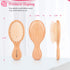 Mini Hair Brush - Detangling Brush for Thick Curly Thin Long Short Hair, Pocket Travel Paddle Brush
