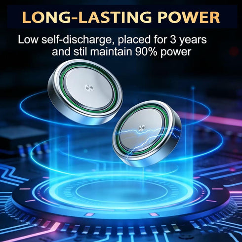YIGOCELL LR41 AG3 392 384 192 SR41SW CX41 L736 1.5V Clock5-Year Life(10 Count) Advanced Alkaline Battery, Button