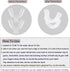 Piullzze 8psc 2 Teeth Whitening Trays Kits Mouth Trays & Tooth Boxes, Thermoform Moldable Whitening Teeth Tray, Oral