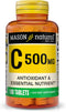 MASON NATURAL Vitamin C 500 mg - 100 Tablets for Healthy Immune System, Antioxidant & Essential Nutrient