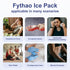 Ice Pack for Injuries, Reusable 2Pcs, Hot Water Bag for Therapy, No-Leak Elastic Ice Bag, Size 9" (Blue)