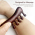 Jaasuee Scalp Massage Comb Hair Growth Stimulating Wooden Scalp Massager Stress Relief Loc Comb Present for Women