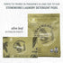 Grab Green Stoneworks Laundry Detergent Pods and Dryer Sheet Bundle - 50 Count Pods and 80 Dryer Sheets, Olive Leaf