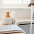 Set Counter Full Circle Bubble Up Combo Family Safe, Formaldehyde-Free Gray Ceramic Soap Dish with Plant-Based Sponge