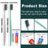 100 Pack Disposable Toothbrushes with Toothpaste - Individually Wrapped Travel Kit in Bulk (Apricot+Green)