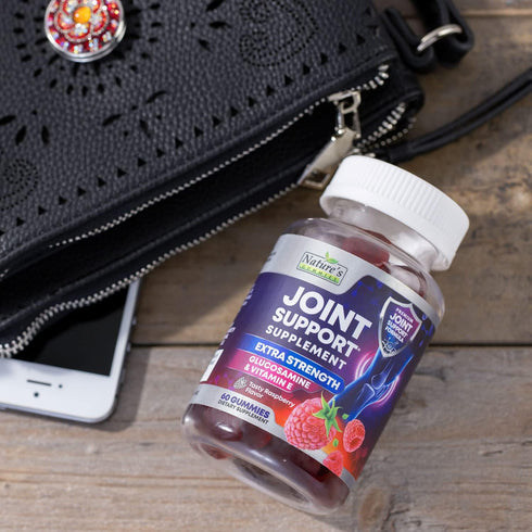 Joint Support Supplement - Extra Strength Glucosamine Gummy - 60 Gummies - Supports Joint Health & Flexibility
